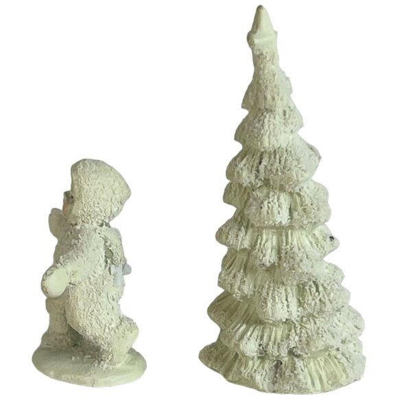 Dept 56 Snowbabies Miniatures Pewter Frosty Frolic Handpainted 4 Piece 7613-9 - Picture 5 of 13